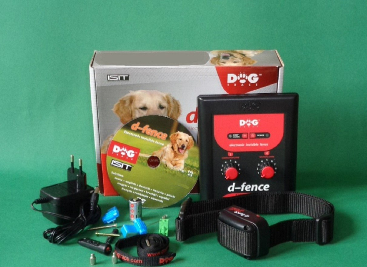 BEZ kabla Elektroniczne ogrodzenie DOG TRACE d-fence 1001 Dla 1 psa BEZ kabla Elektroniczne ogrodzenie DOG TRACE d-fence 1001 Dla 1 psa