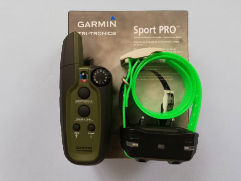 obroża elektroniczna Garmin Sport PRO Green zasięg do 1200 metrów dla 1 psa obroża elektroniczna Garmin Sport PRO Green zasięg do 1200 metrów dla 1 psa