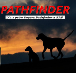 Dla 2 psów Dogtra Pathfinder z GPS dla dużych psów Myśliwskich