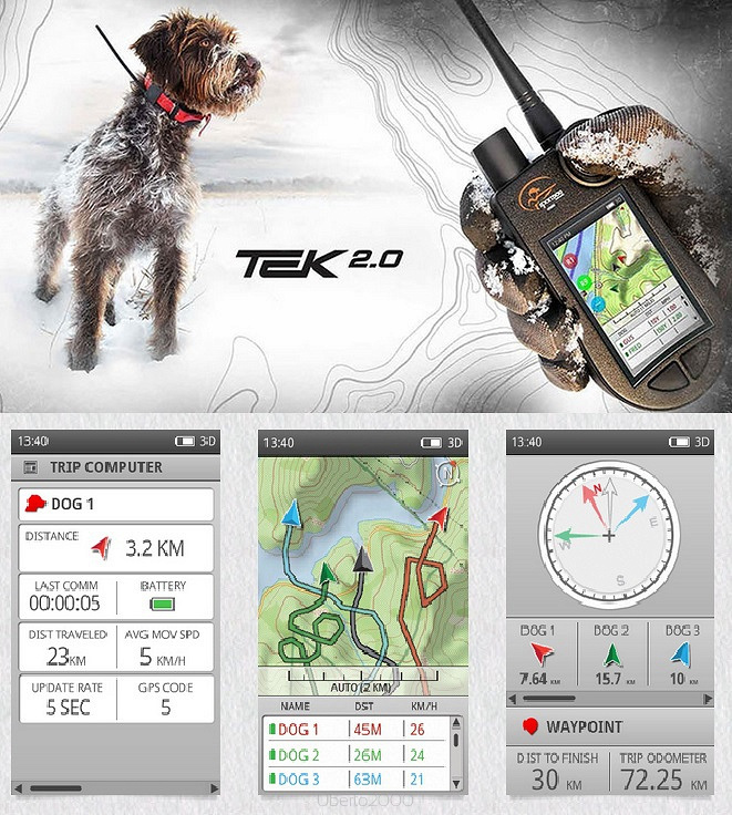 Lokalizator GPS dla psa TEK 2.0 GPS z modułem szkoleniowym Lokalizator GPS dla psa TEK 2.0 GPS z modułem szkoleniowym