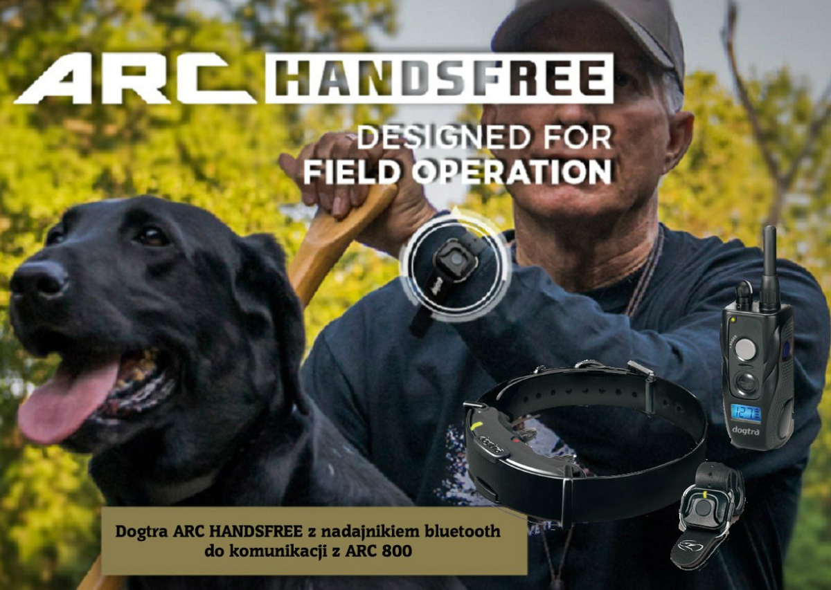 obroża elektryczna Dogtra ARC Handsfree PLUS oraz Plecak obroża elektryczna Dogtra ARC Handsfree PLUS oraz Plecak