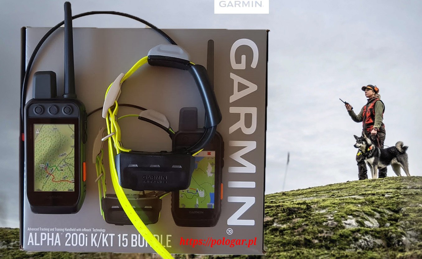 Gps dla psa Garmin Alpha 200 z obrożą K5 z funkcją śledzenia psa