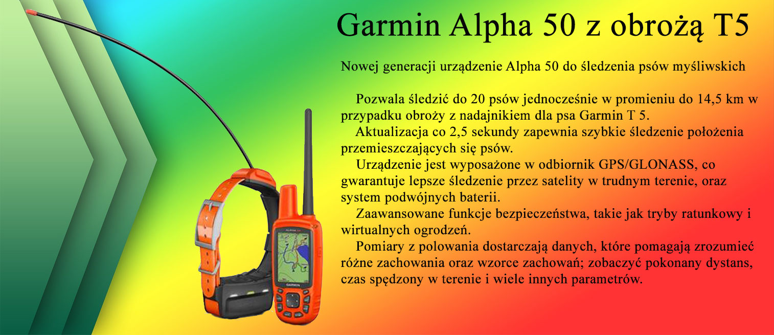 GARMIN ALPHA 50 DLA MYŚLIWYCH